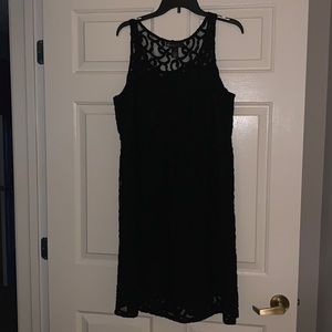 Lane Bryant Little Black Lace Dress